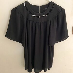 Ann Taylor Cut out Neck Design shirt